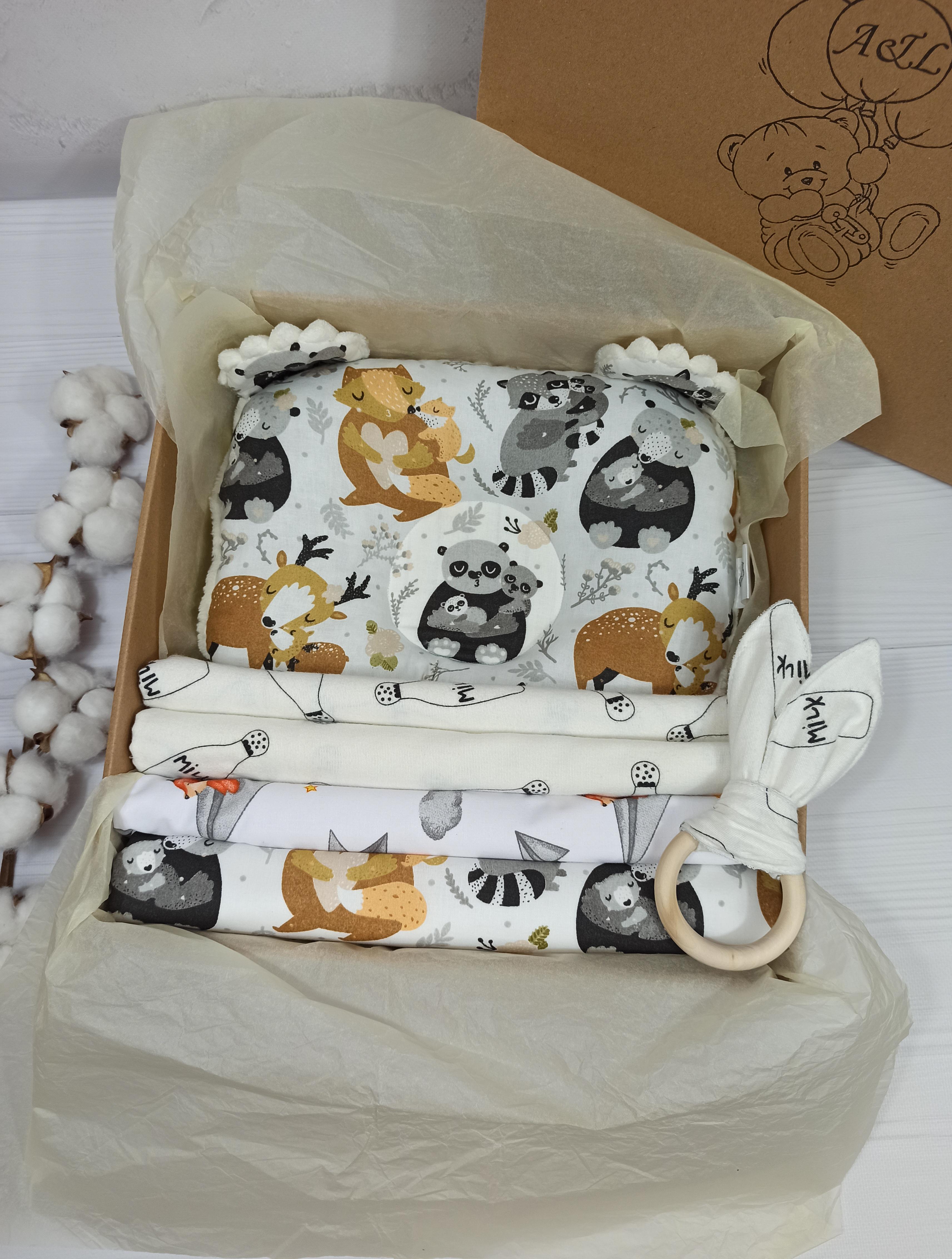 Набор пеленок a.l.babybox Мамины объятия 6 шт. Белый (18237087)