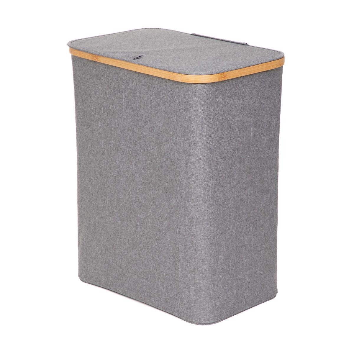 Корзина для белья Homla NELLIE 45х30х55 см Серый (227444)