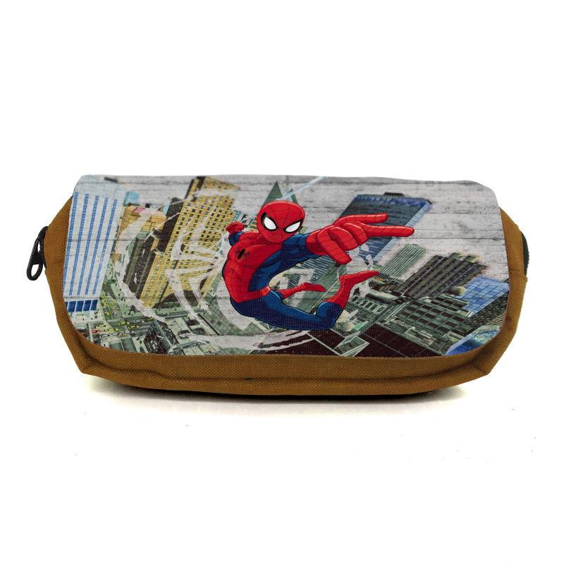 Пенал школьный Паук Spiderman-042 Оранжевый (1560354596)