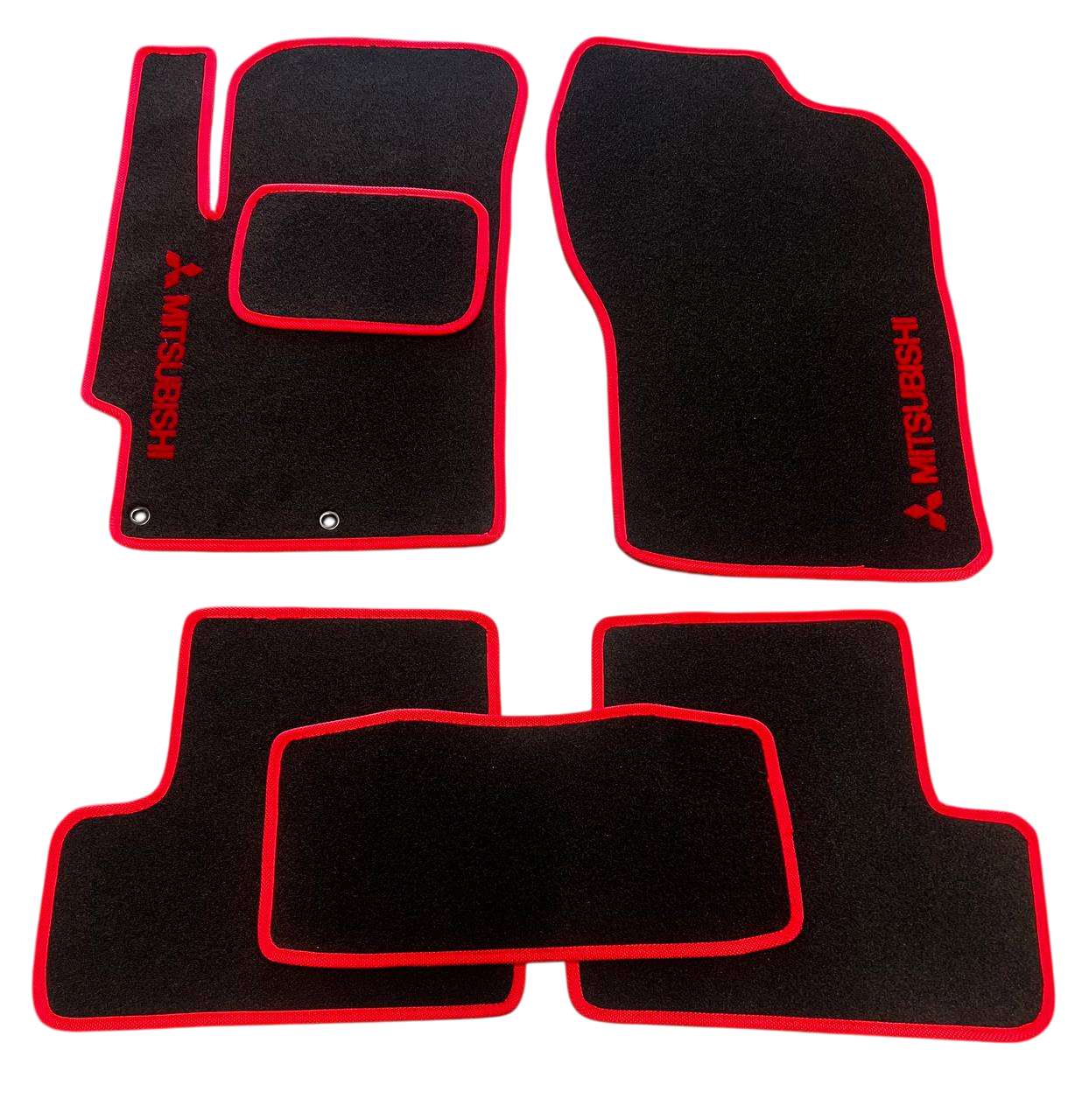 Килимки в салон ворсові для Mitsubishi Lancer 2007- BLCCR1393 5 шт. Чорний (27327286)