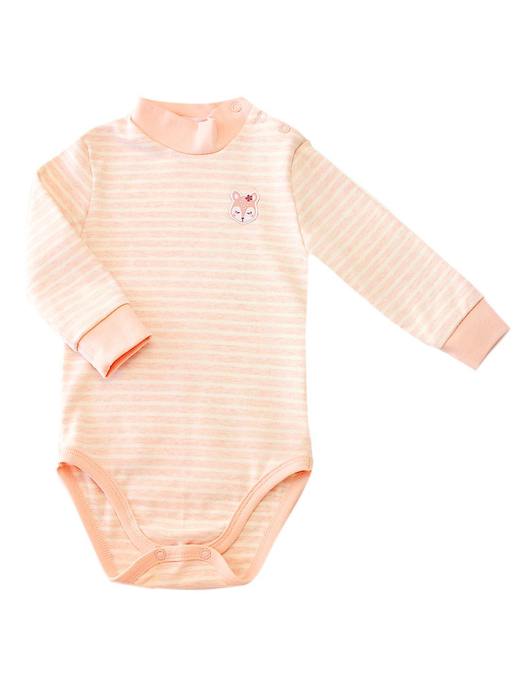 Боди детское Smil 80 см Персиковая полоска (102703)