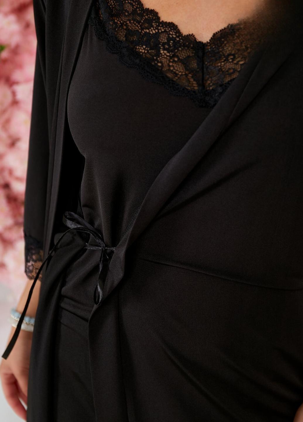 Ночная рубашка женская Perfect Dream S Черный (1459-42-03) - фото 4