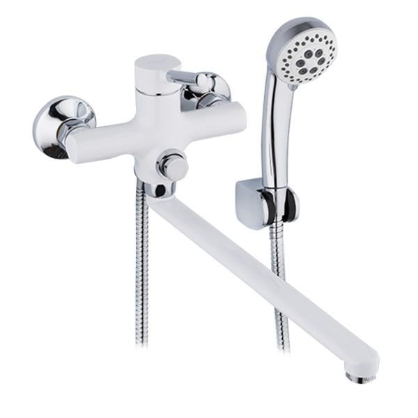 Змішувач для ванни Frap F2244-8 Білий/Хром