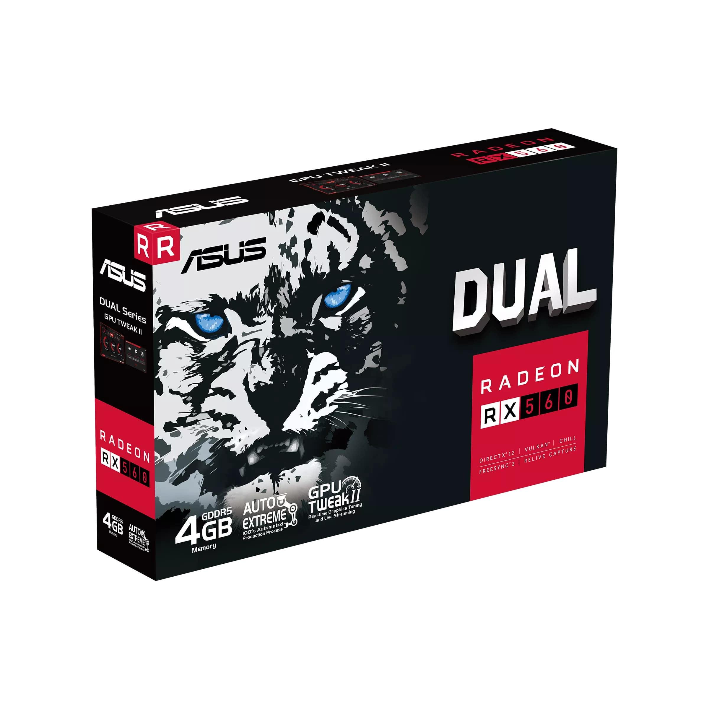 Відеокарта Asus Radeon RX 560 4GB DDR5 OC DUAL DUAL-RX560-4G (ERC-90YV0HG0-M0NA00) - фото 7