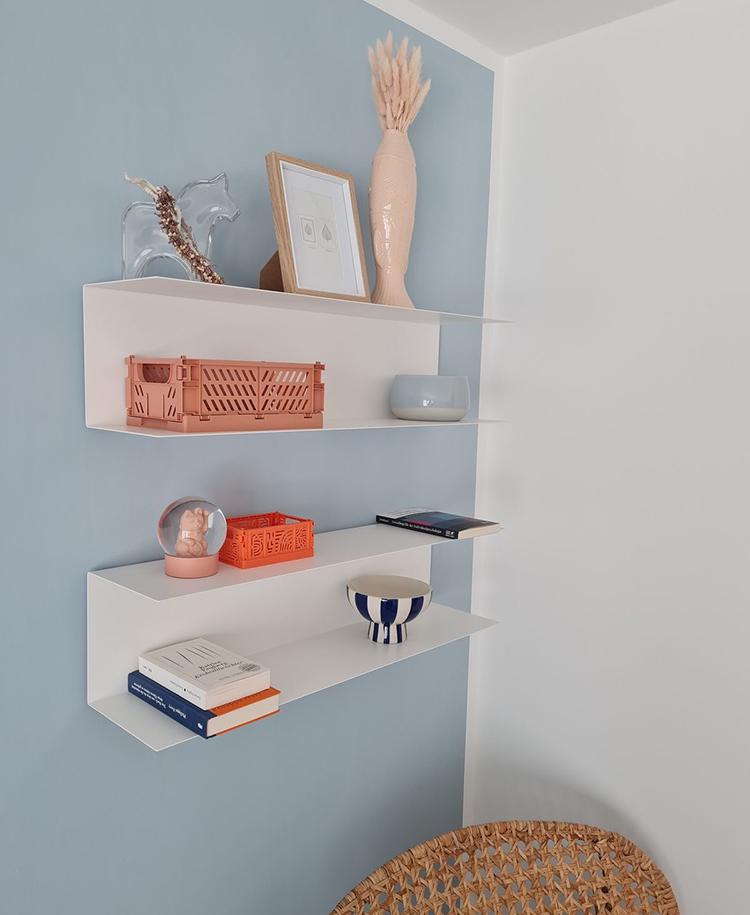 Полка навесная NC Home Clip 80x30x20 см Белый (26448283) - фото 5