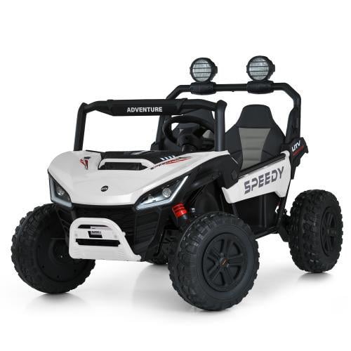 Дитячий електромобіль Джип M 6131EBLR-4 24V Білий Дитячий електромобіль Джип M 6131EBLR-4 24V Білий