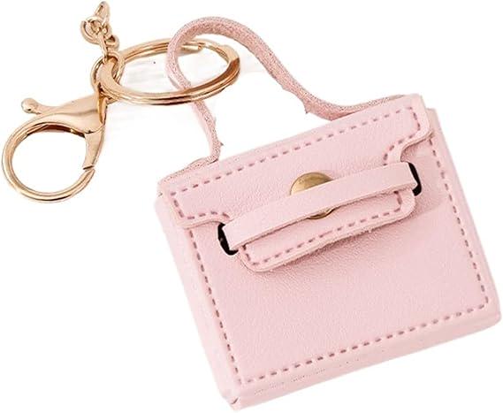 Брелок-ключница Мини сумочка на сумку/косметичку Розовый - фото 2 Брелок-ключница Мини сумочка на сумку/косметичку Розовый - фото 2