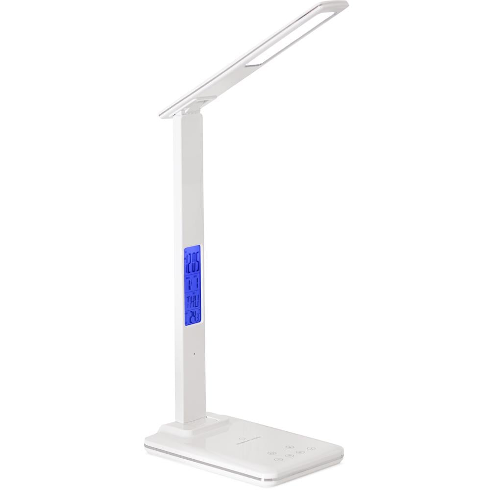 Лампа світлодіодна Mealux DL-430 350 Lx з бездротовою зарядкою White Лампа світлодіодна Mealux DL-430 350 Lx з бездротовою зарядкою White