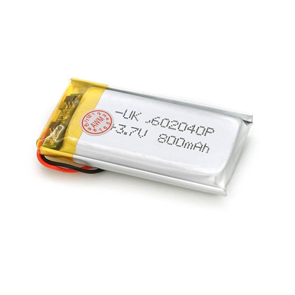 Акумулятор літій-полімерний Li-ion 3,7В 450 мАг 6х20х40 мм (28173)