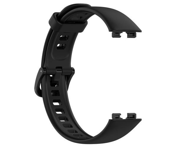 Ремешок Silicone для смарт-часов Huawei Band 10 Черный