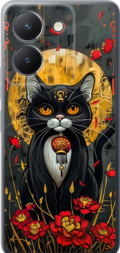 Чехол на Vivo Y27 5G China Cat (6134u-3407-42517) Чехол на Vivo Y27 5G China Cat (6134u-3407-42517)