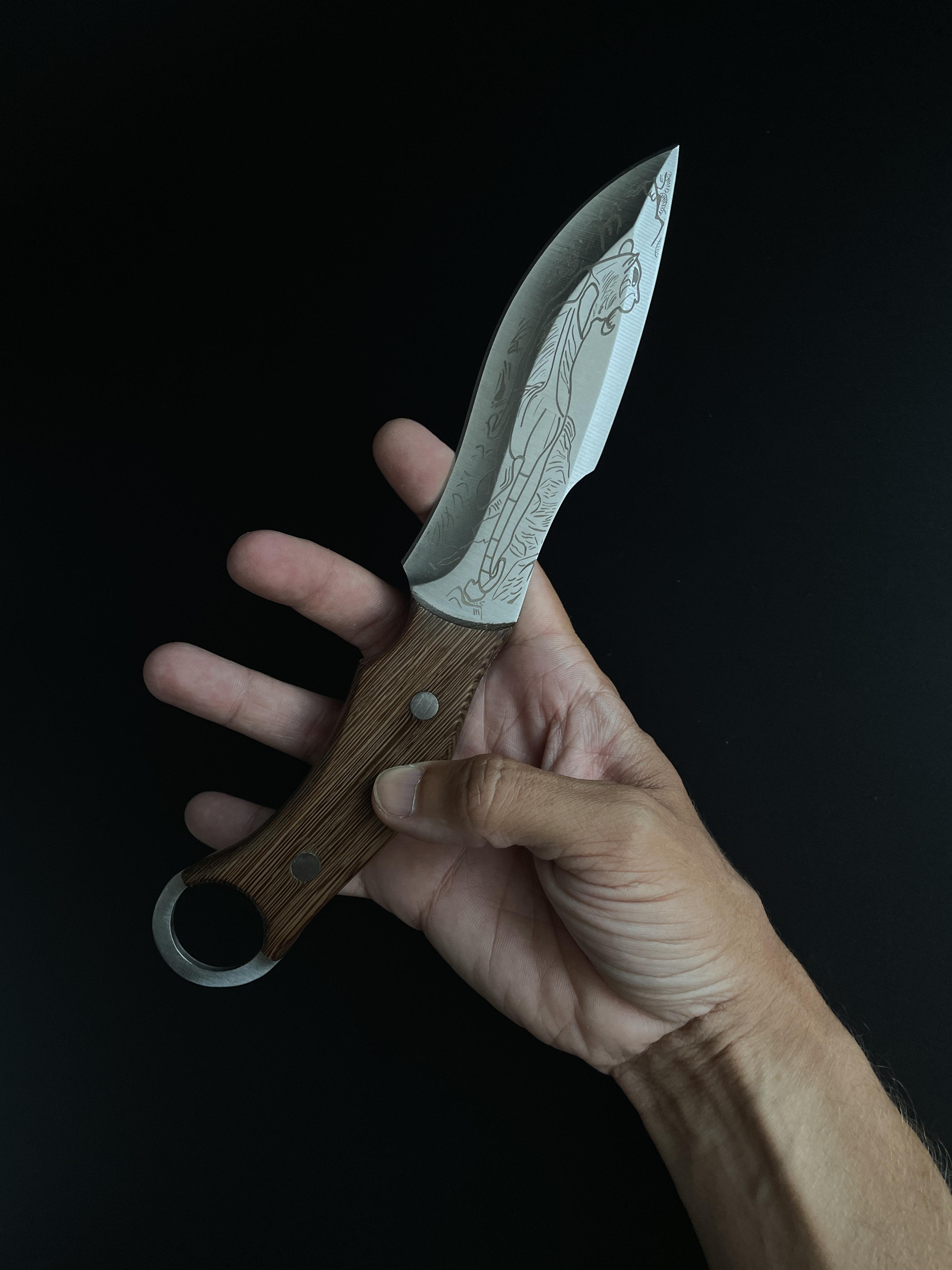 Нож туристический 1-2460 нержавеющая сталь (KN1064) - фото 6 Нож туристический 1-2460 нержавеющая сталь (KN1064) - фото 6