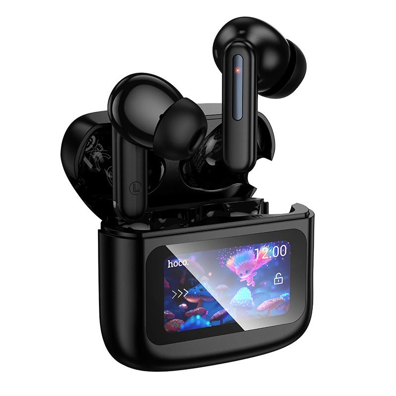 Наушники беспроводные Hoco EQ14 touch screen Black (24927)
