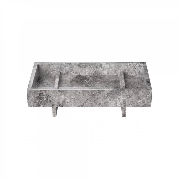 Поднос мраморный Blomus Abento 30x18x7,5 см Серый (2622607)