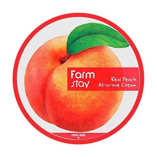 Крем для тела с экстрактом персика FarmStay Real Peach All-In-One Cream 300 мл - фото 2