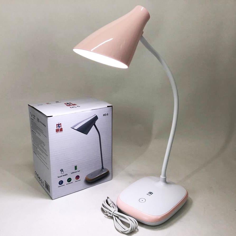 Лампа светодиодная аккумуляторная TaigeXin LED MS-6 Розовый (ws97423-1) - фото 2 Лампа светодиодная аккумуляторная TaigeXin LED MS-6 Розовый (ws97423-1) - фото 2