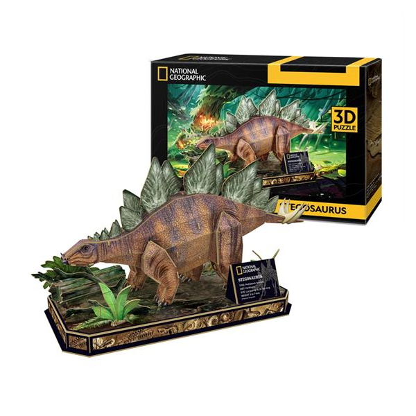 Головоломка-конструктор 3D CubicFun National Geographic Dino Стегозавр (DS1054h)