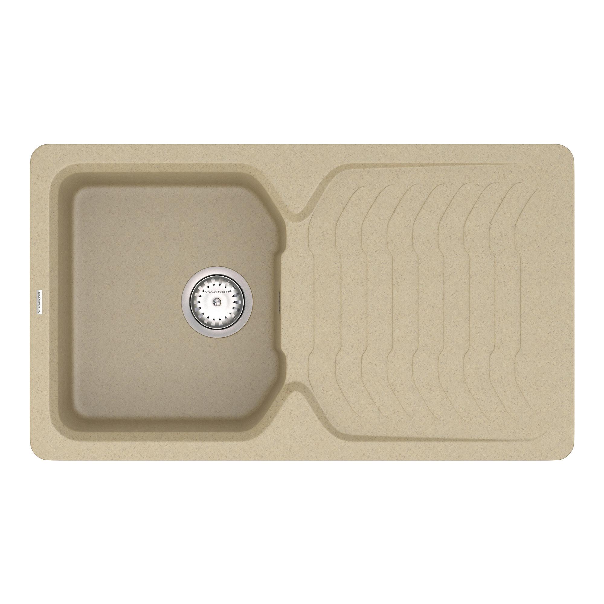 Мойка для кухни Vankor Sigma SMP 02.85 + сифон Vankor Safari (74915)