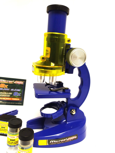 Микроскоп для детей С 2107 с аксессуарами в коробке (5615) - фото 6 Микроскоп для детей С 2107 с аксессуарами в коробке (5615) - фото 6