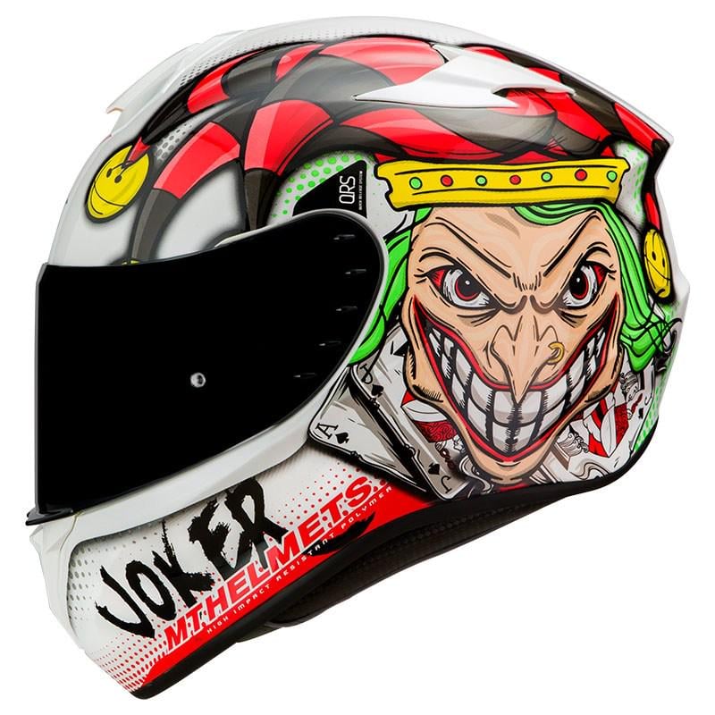 Мотошлем MT HELMETS TARGO Joker S Gloss White (10287)