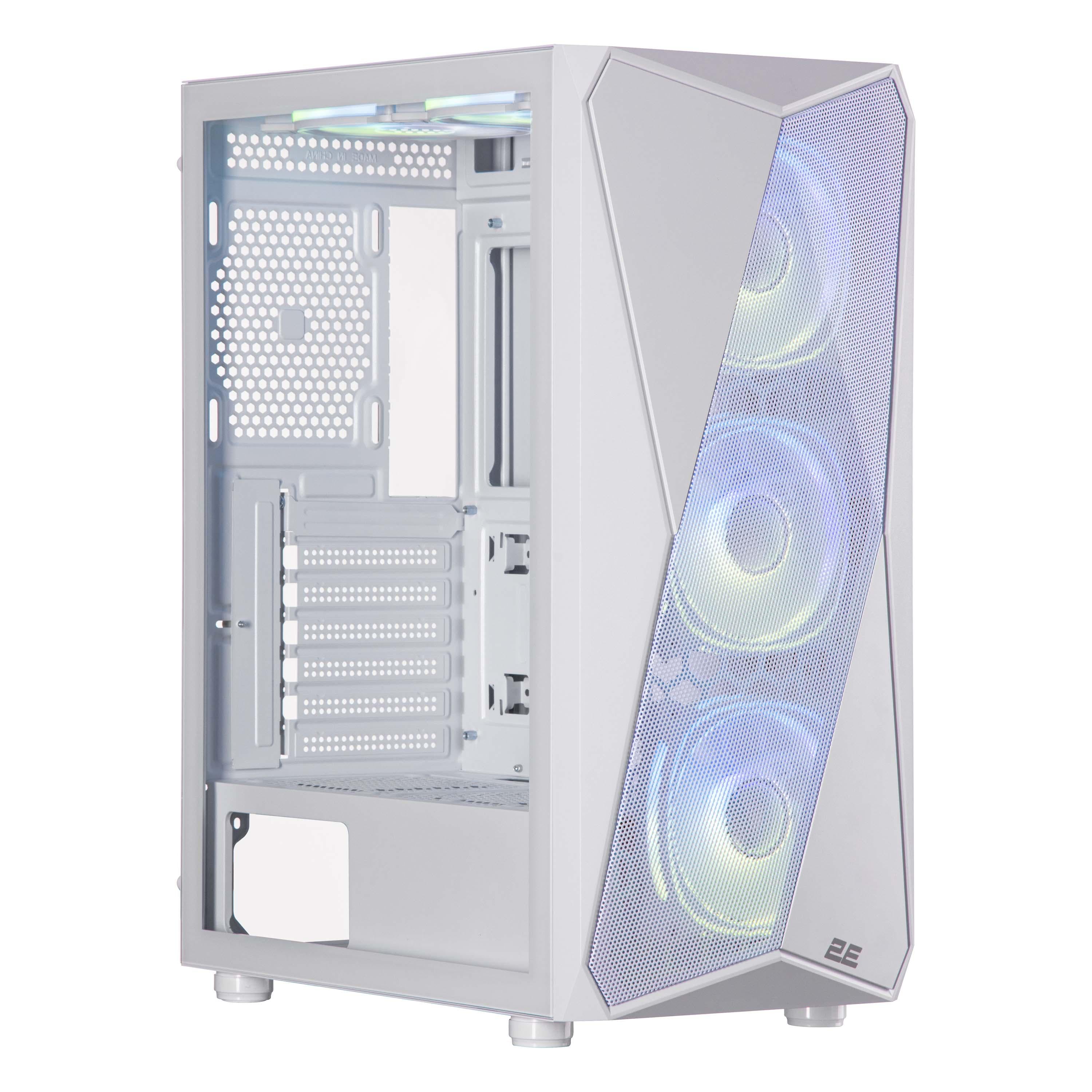 Корпус для компьютера 2E GAMING Aruba G3313W Mid Tower mini-ITX/micro-ATX no PSU Белый (2E-G3313W) Корпус для компьютера 2E GAMING Aruba G3313W Mid Tower mini-ITX/micro-ATX no PSU Белый (2E-G3313W)