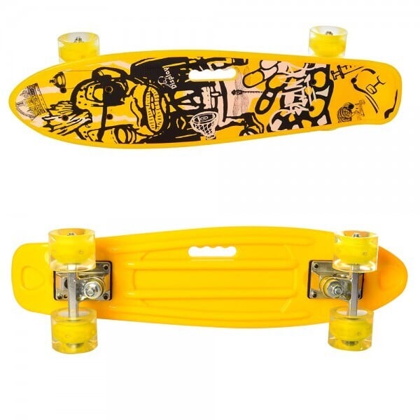 Скейтборд Profi MS 0749-5 Yellow