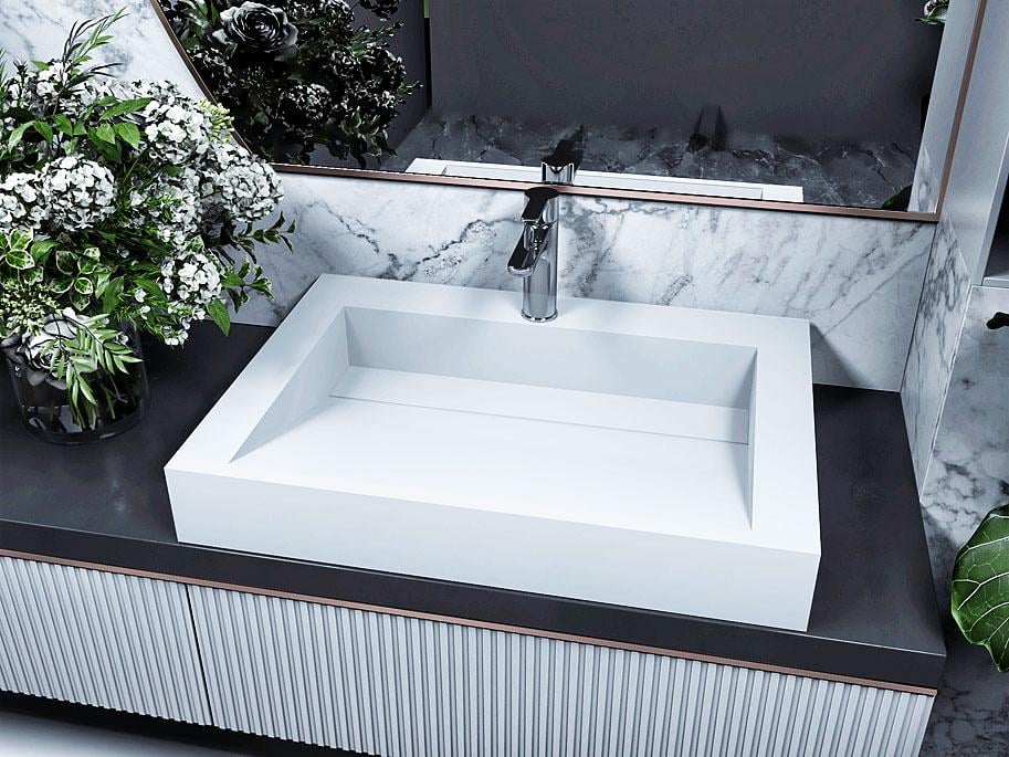 Умивальник накладний Status Boho 70 White (622)