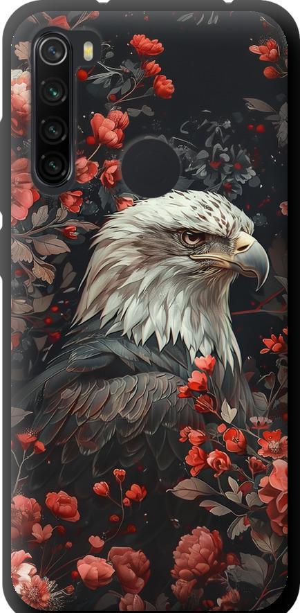 Чехол на Xiaomi Redmi Note 8 Цветочный страж (6102b-1787-42517)