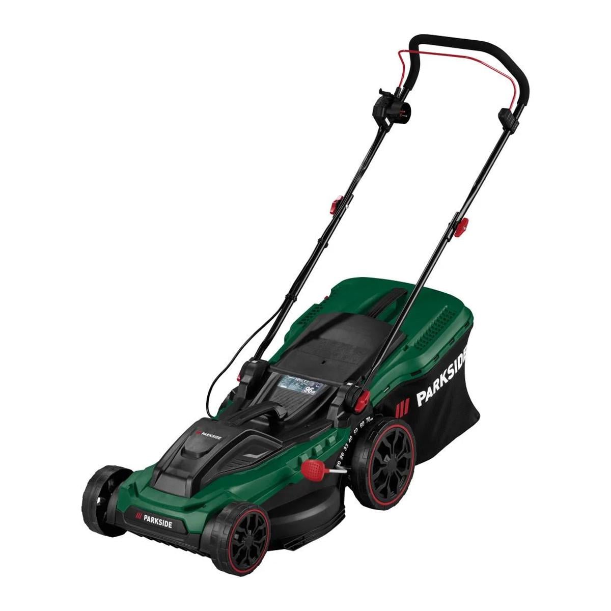 Газонокосилка PARKSIDE PERM 1800 A1 1800 Вт с корзиной на 55 л (3080290634) Газонокосилка PARKSIDE PERM 1800 A1 1800 Вт с корзиной на 55 л (3080290634)