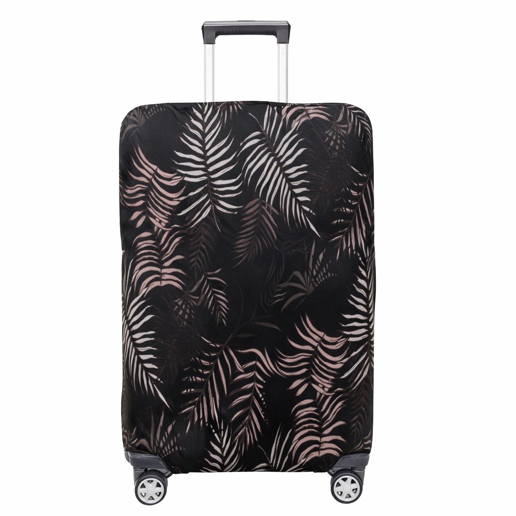 Чохол еластичний для валізи R100605-M 22-24" із дизайном тропічного листя (33088515) Чохол еластичний для валізи R100605-M 22-24" із дизайном тропічного листя (33088515)