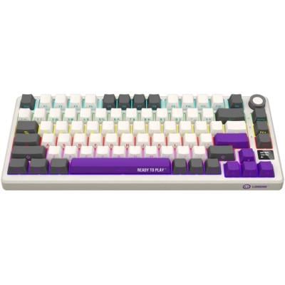 Клавиатура LORGAR KBP7075W Pro RGB Wireless/Bluetooth/USB UA Beige (LRG-KBP7075W-RT-US)