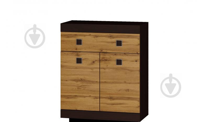 Комод с дверями и ящиком  Эверест Соната-4 венге темный + аппалачи  (EVR-2066)