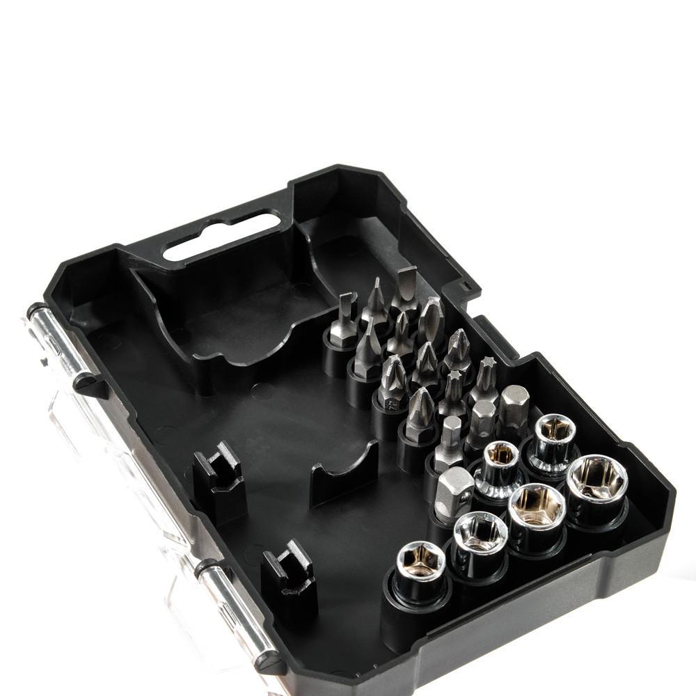 Отвертка INGCO с набором бит и головок 24 шт. (HKSDB0188) - фото 2