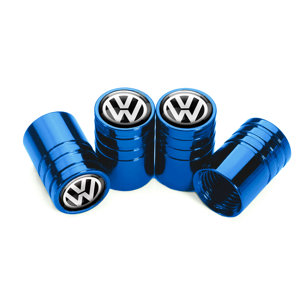 Набір ковпачків на ніпель SUNROZ Caps для автомобіля Volkswagen Long 4 шт. Blue (A67567) Набір ковпачків на ніпель SUNROZ Caps для автомобіля Volkswagen Long 4 шт. Blue (A67567)
