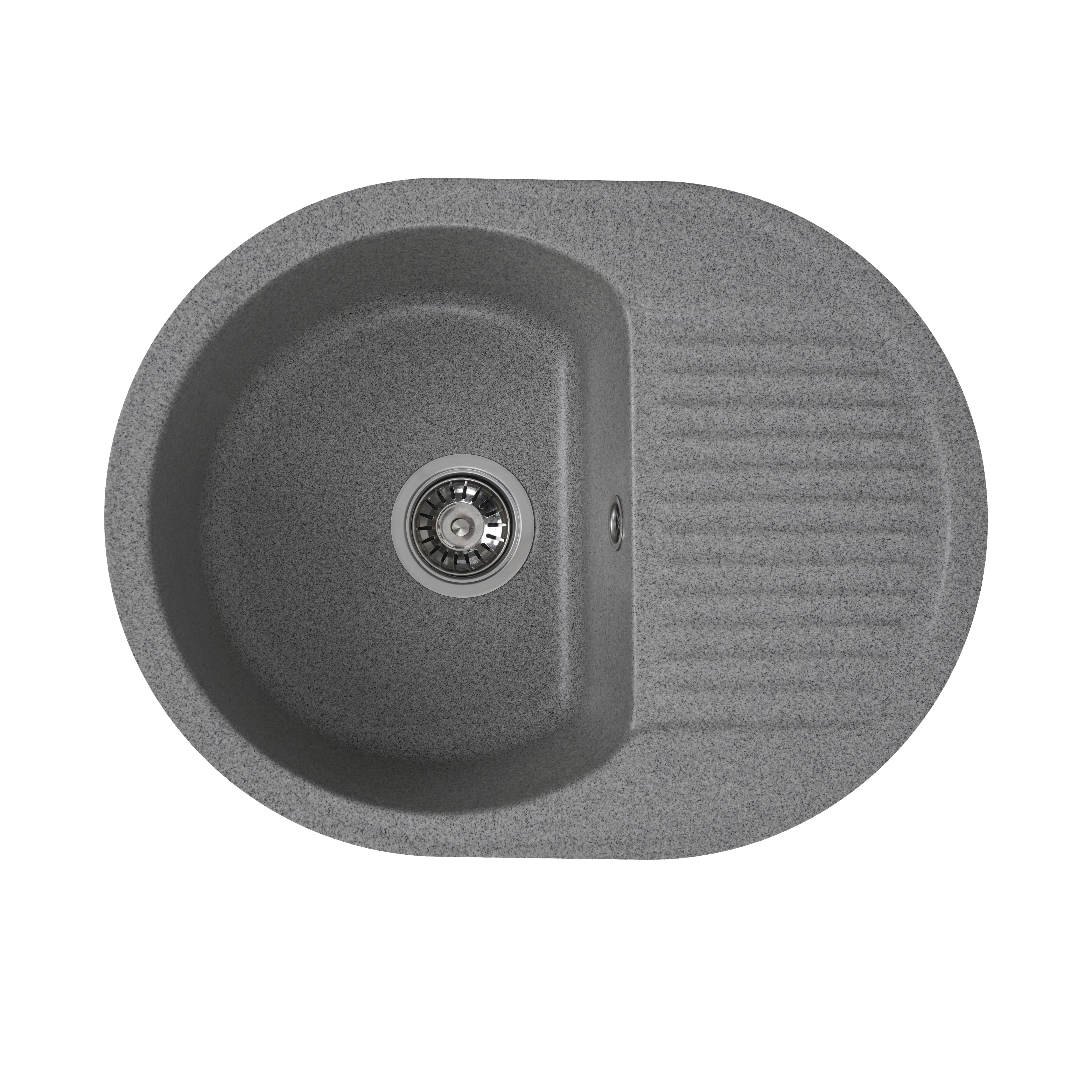 Мойка для кухни Platinum 6247 Bora гранит глянец Серый (000024872)