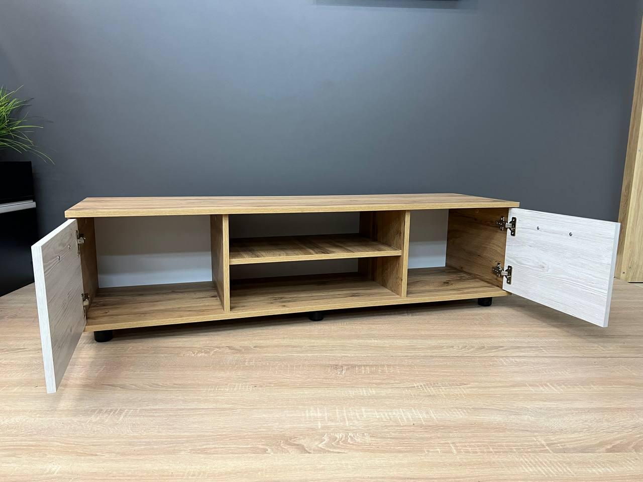 Тумба под телевизор Smart 1390х400х380 мм Дуб Аппалачи/Аляска - фото 7 Тумба под телевизор Smart 1390х400х380 мм Дуб Аппалачи/Аляска - фото 7