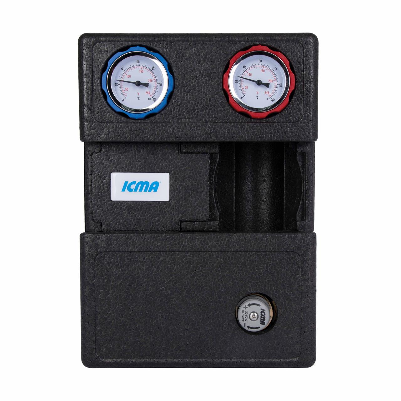 Насосна група ICMA №R004 1 1/2"x1" підключення зліва без насоса (93R004AFS5505SC)