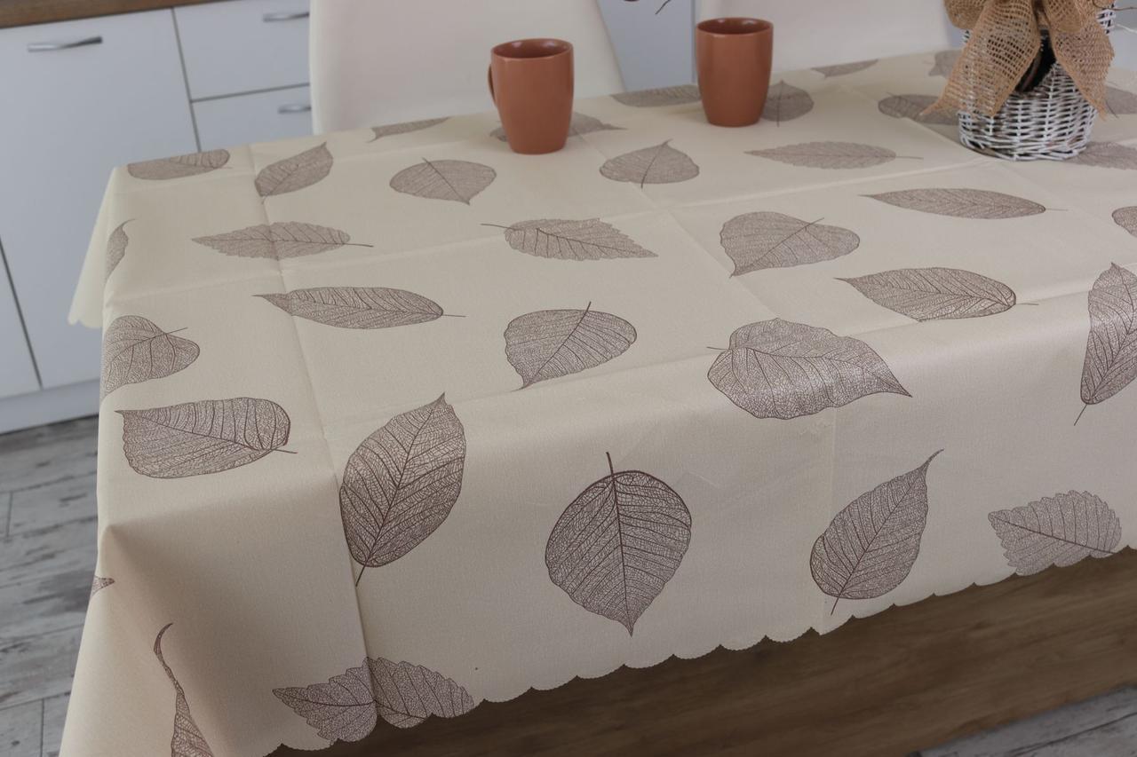 Скатертина Святкова з мереживом силіконова 110x140 см (2248982054)