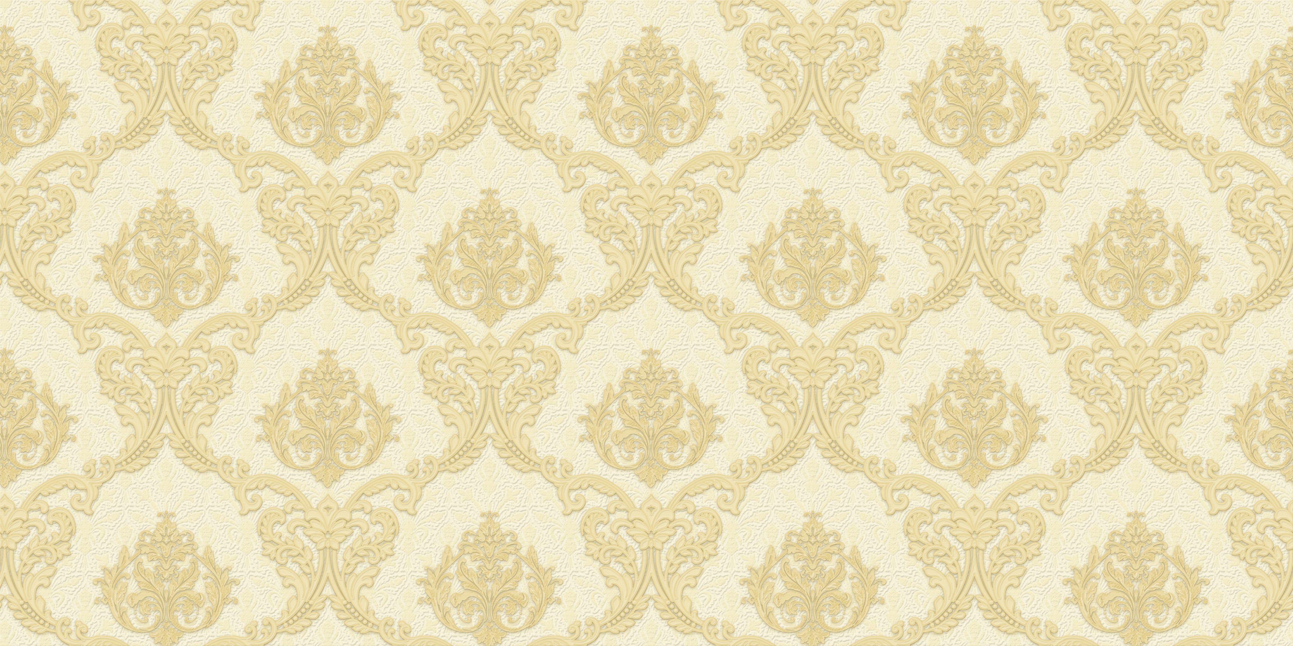 Обои виниловые на флизелиновой основе Yuanlong Reema 23045 Бежевый/Золотой