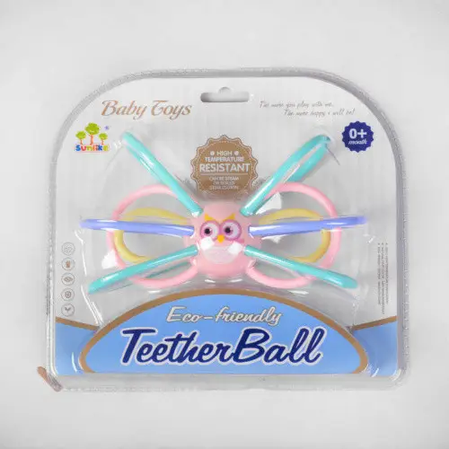 Прорезыватель-погремушка Сова в слюде (SL 84812)