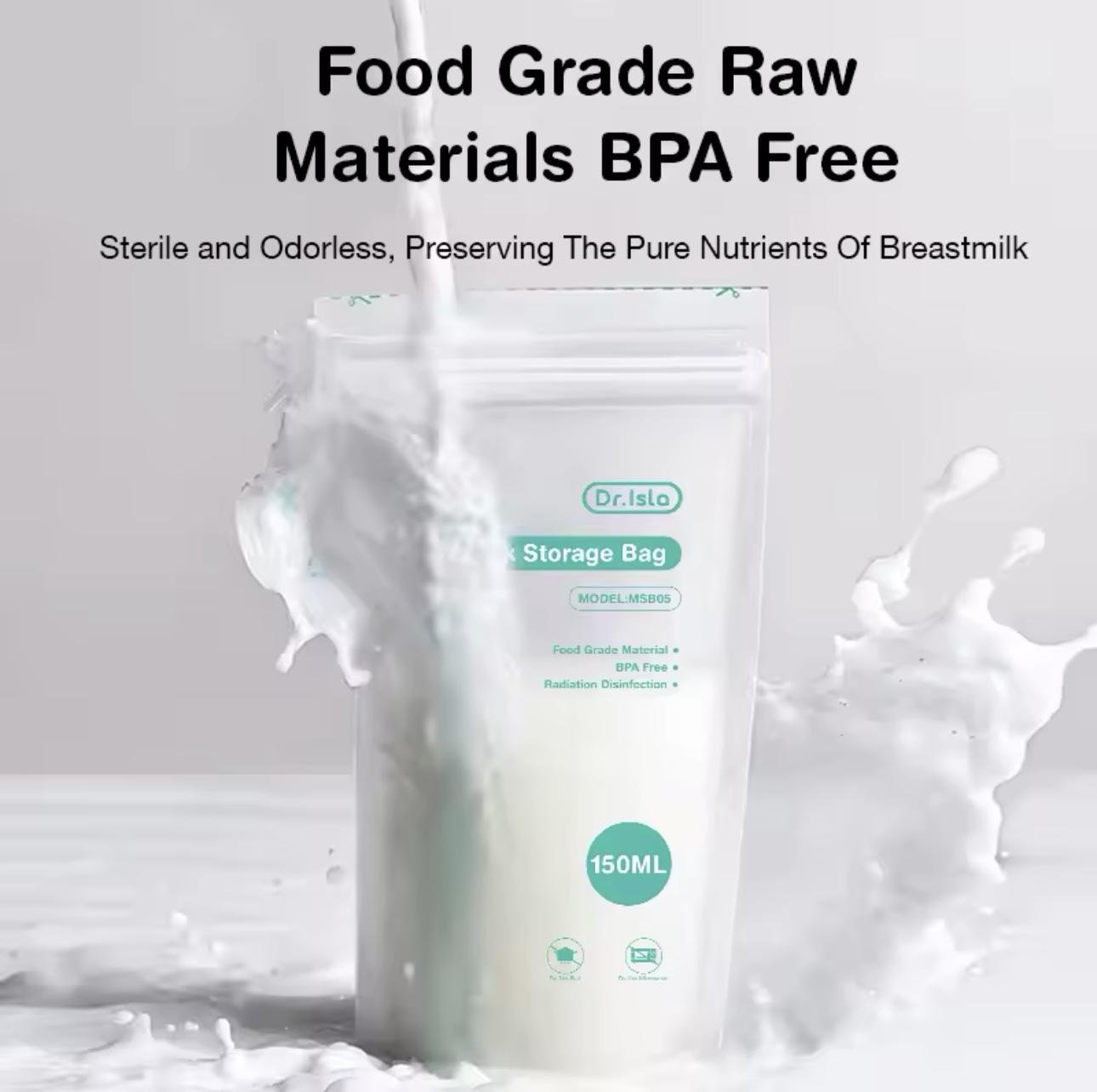 Пакеты для хранения грудного молока Dr. Isla 150 мл 30 шт. (25910316) - фото 2