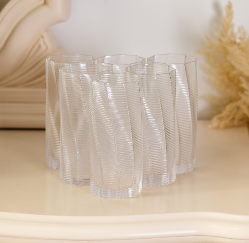 Набор стаканов 3-D print высоких 6 шт. по 500 мл Прозрачный - фото 3 Набор стаканов 3-D print высоких 6 шт. по 500 мл Прозрачный - фото 3