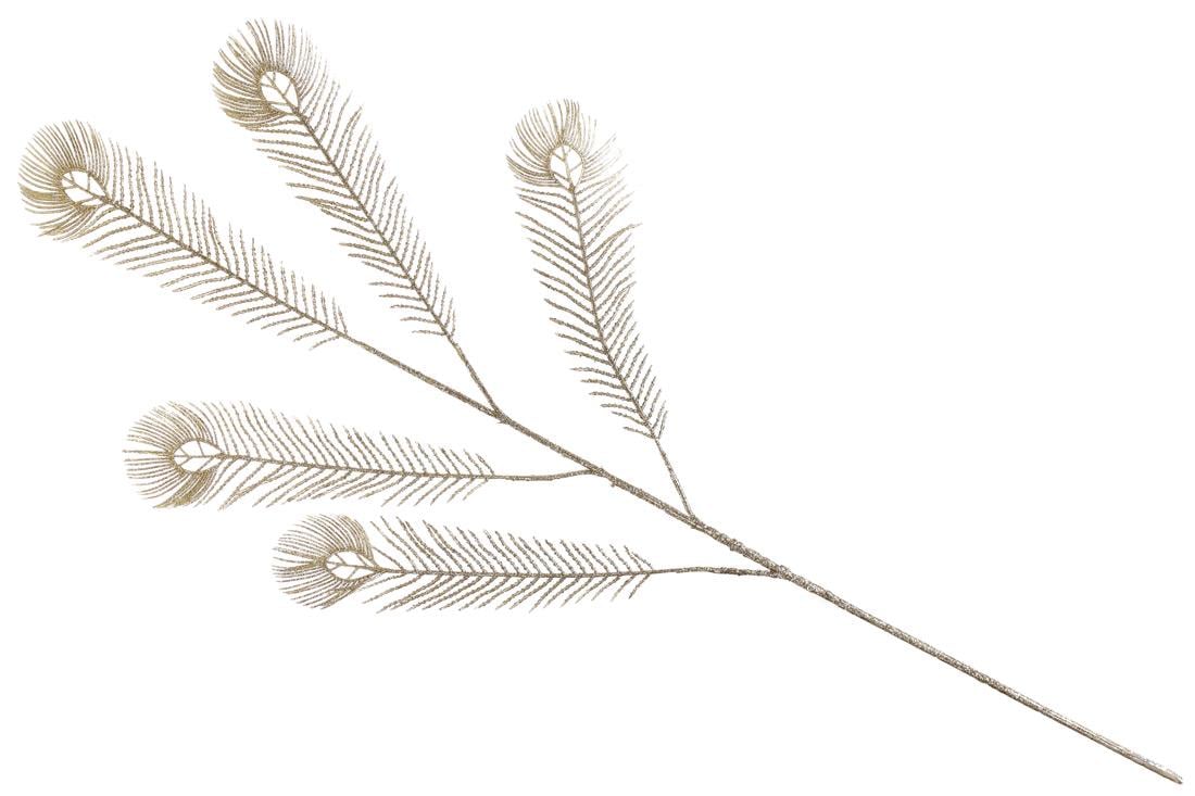 Декоративная ветка BonaDi Павлиний Глаз (128-119)