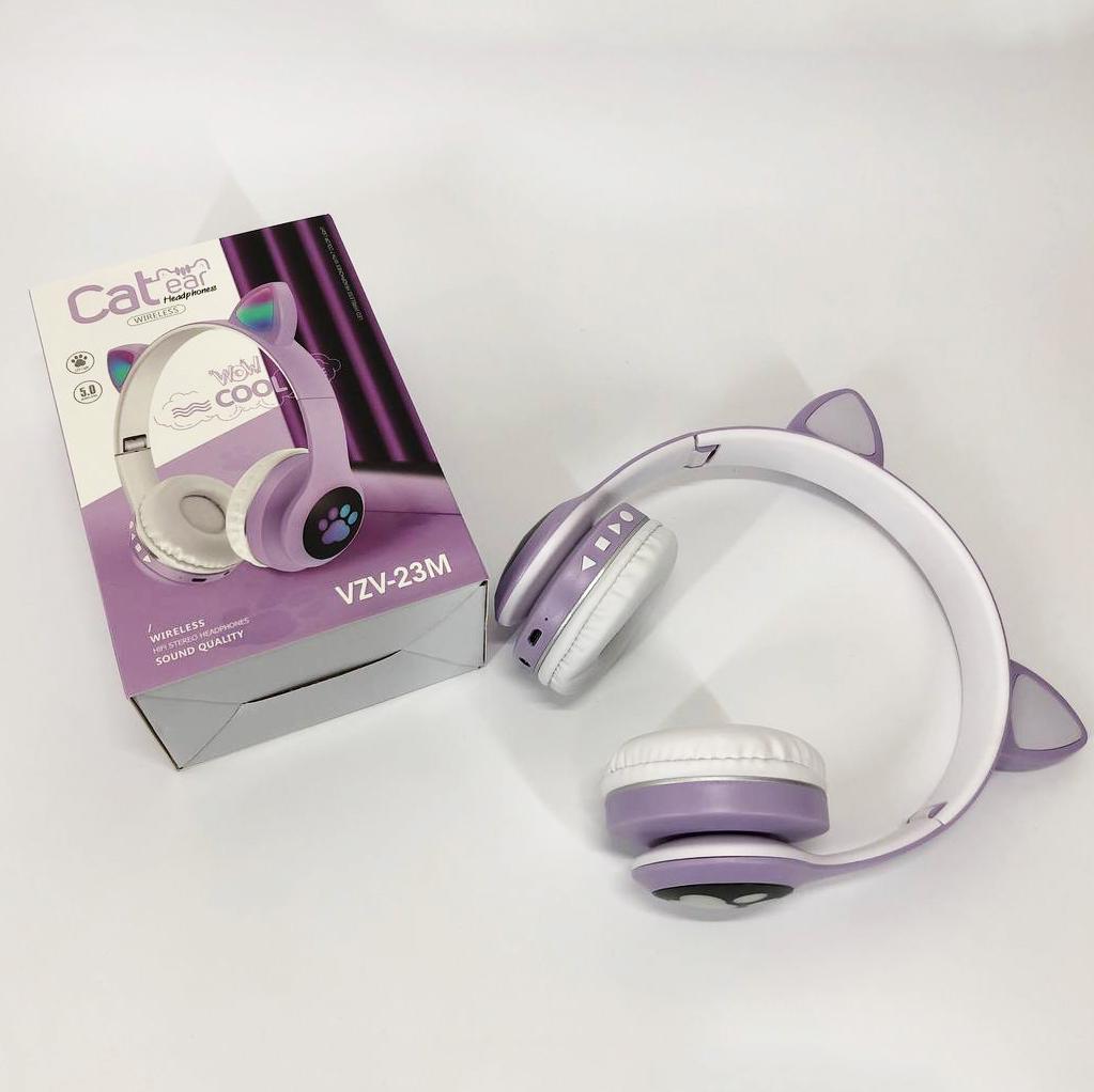 Обработчики беспроводной с кошачьими ушами и RGB освещением кошки VZV 23M Purple - фото 6 Обработчики беспроводной с кошачьими ушами и RGB освещением кошки VZV 23M Purple - фото 6