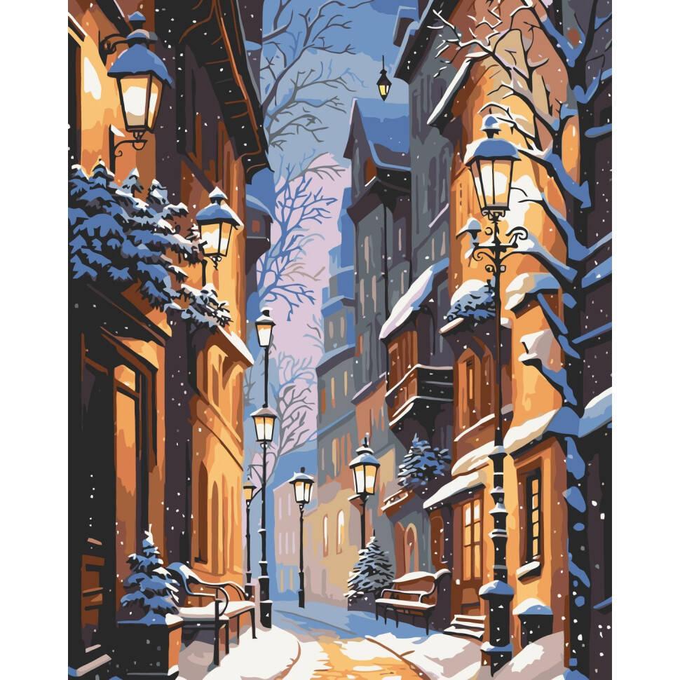 Картина за номерами ART CRAFT Зимове місто 40х50 см (2987253416)