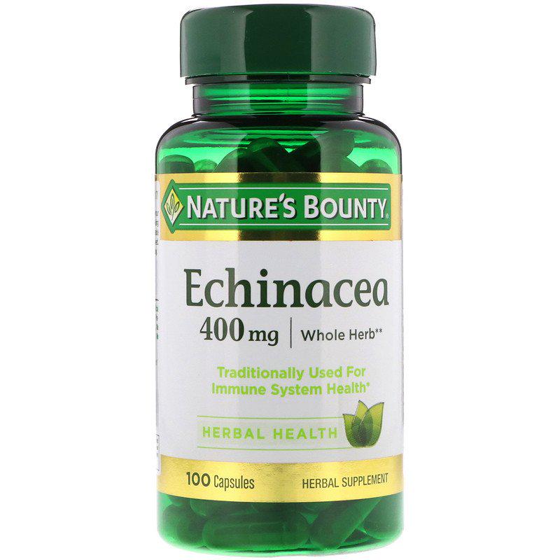 Эхинацея Nature's Bounty 400 мг 100 капсул