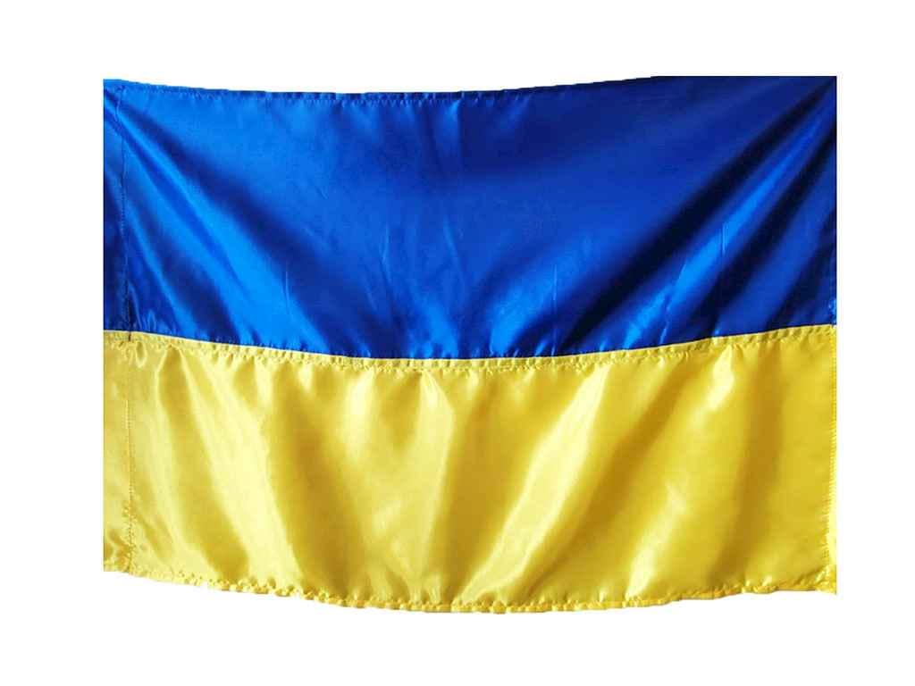 Прапор TARASOV України без штока 90x60 см атласний (944510) Прапор TARASOV України без штока 90x60 см атласний (944510)