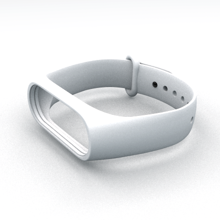 Ремешок для фитнес браслета Xiaomi Mi Band 3 4 White