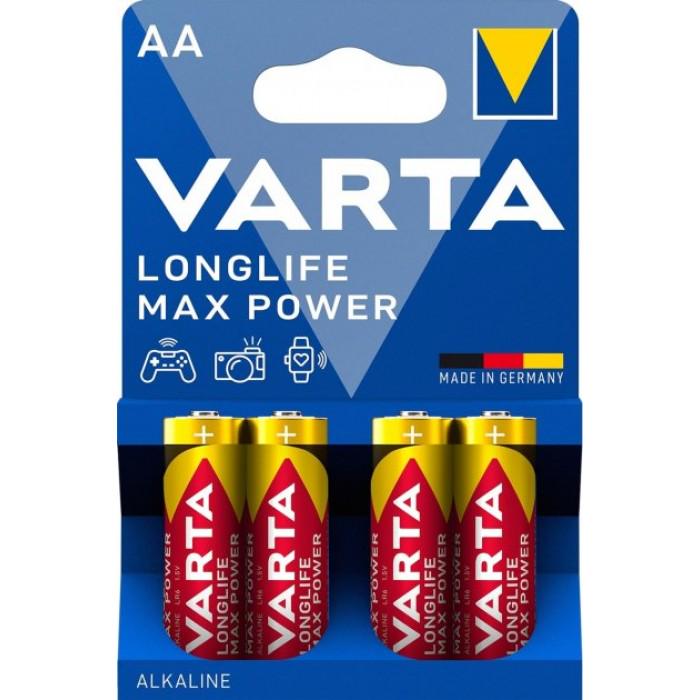 Батарейка Varta Longlife Max Power AA BLI 4 Alkaline 4 шт. (105946)