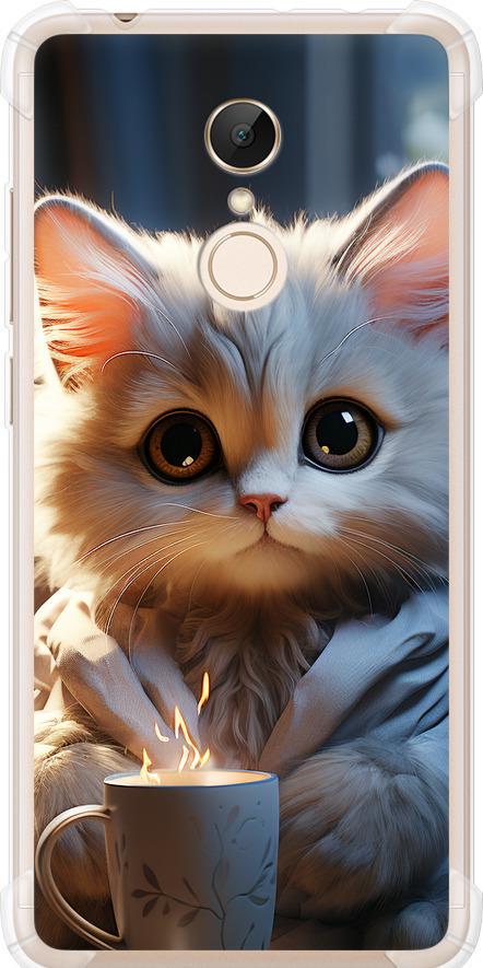 Чехол на Xiaomi Redmi 5 White cat (5646sp-1350-42517)